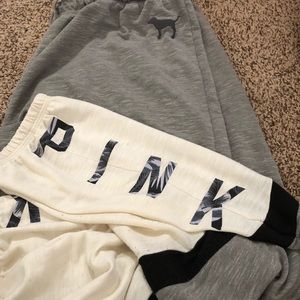 Pink sweats
